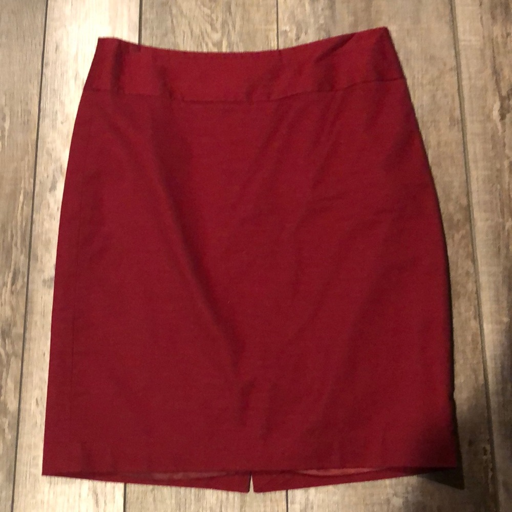 Red dress skirt